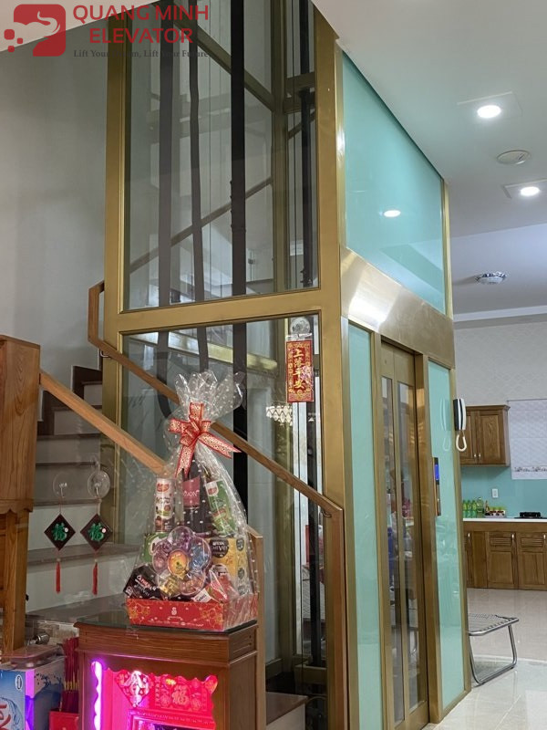 Thang Tải Khách 450 Kg - Khung Kính - DƯƠNG TỬ GIANG Q11