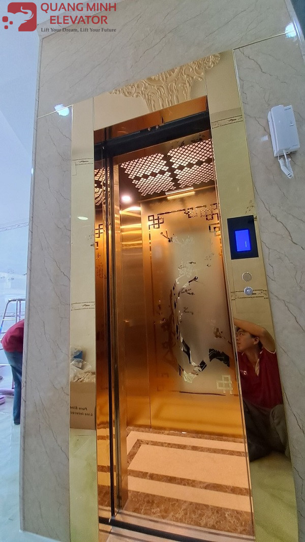 Thang Tải Khách 320 Kg - Khung Kính - TÂN THÀNH Q 5