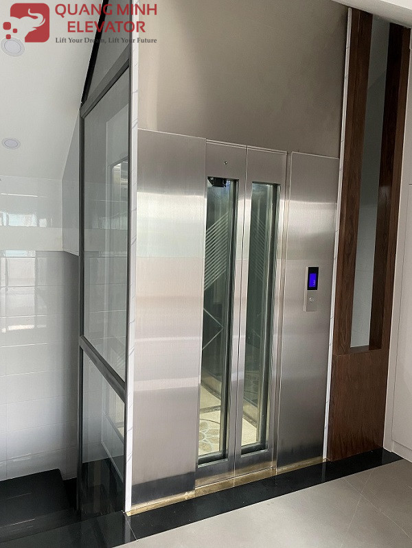 Thang Tải Khách 320 Kg - Khung Kính - ANH THÀNH Q 12