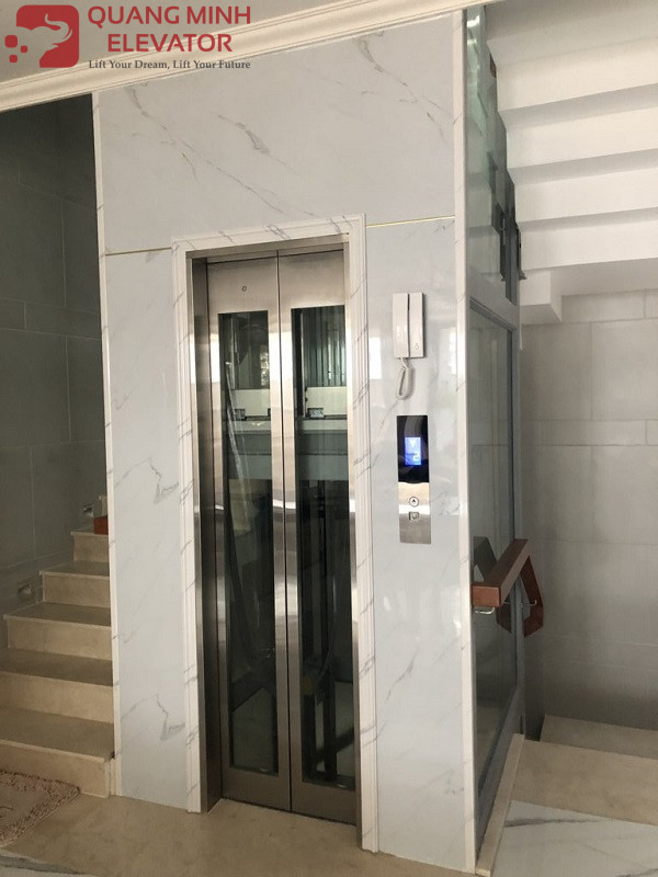 Thang Tải Khách 480 Kg - Khung Kính - ANH HÙNG Q 12