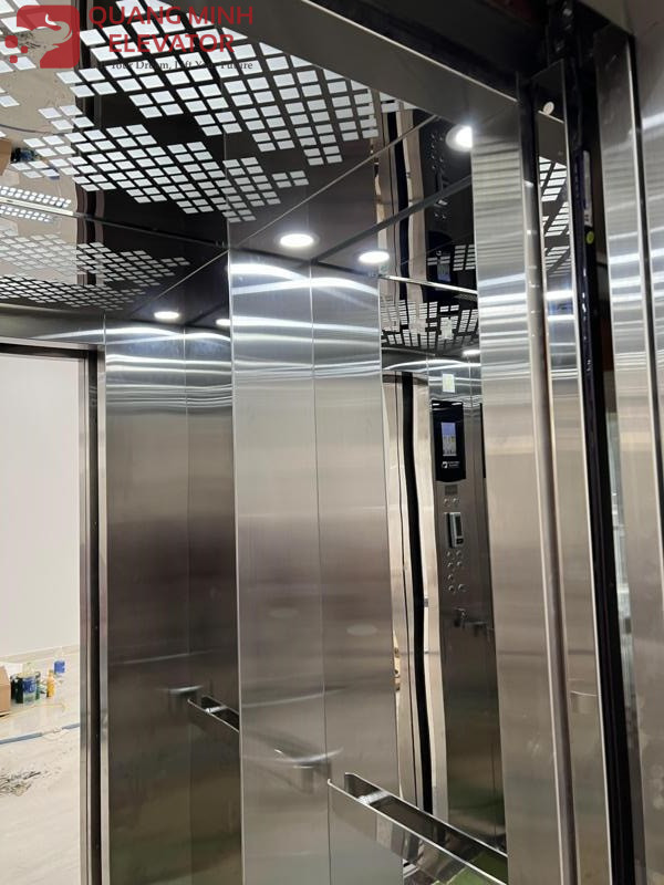 Thang Tải Khách 480 Kg - Khung Kính - CHỊ HÀ VINHOME Q9 - Ảnh 5