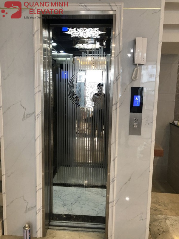 Thang Tải Khách 480 Kg - Khung Kính - ANH HÙNG Q 12 - Ảnh 4