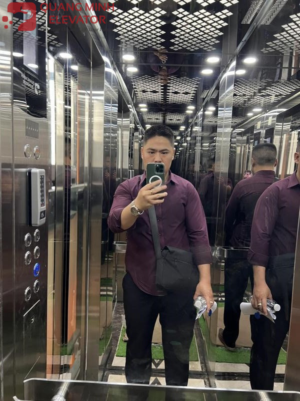 Thang Tải Khách 480 Kg - Khung Kính - CHỊ HÀ VINHOME Q9 - Ảnh 3
