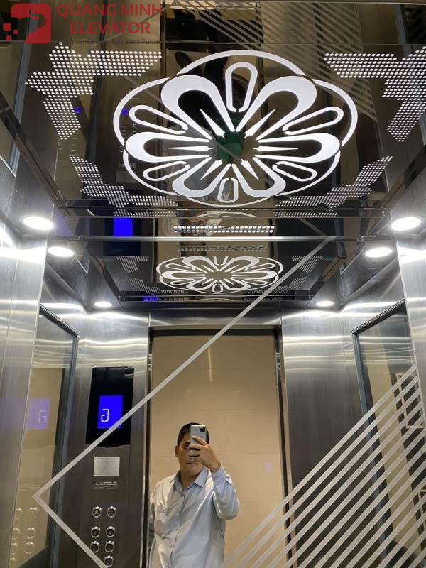 Thang Tải Khách 320 Kg - Khung Kính - ANH THÀNH Q 12 - Ảnh 3