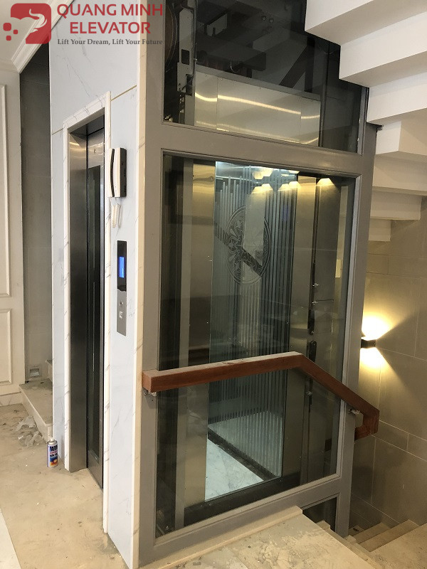 Thang Tải Khách 480 Kg - Khung Kính - ANH HÙNG Q 12 - Ảnh 5