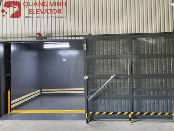 kích thước thang máy chở hàng