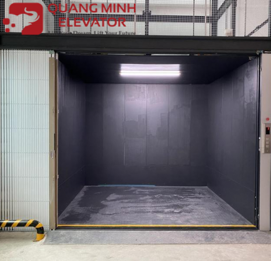 kích thước thang máy chở hàng