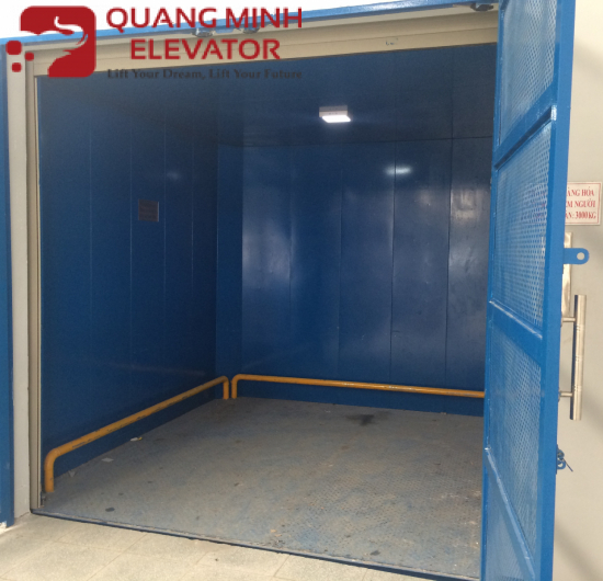 kích thước thang máy chở hàng