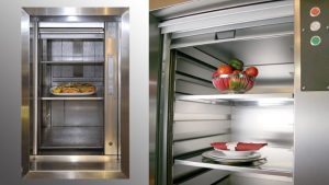 kích thước thang tời thực phẩm