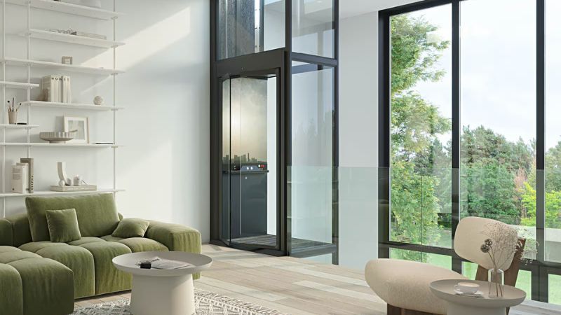 thang máy nini không cần hố pit