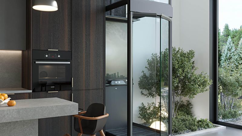 thang máy nini không cần hố pit