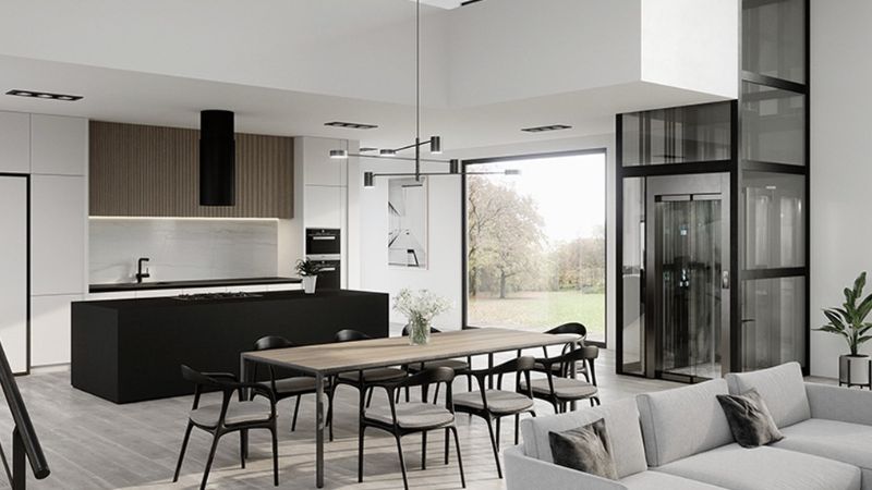 thang máy nini không cần hố pit