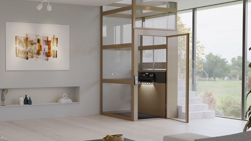 thang máy nini không cần hố pit