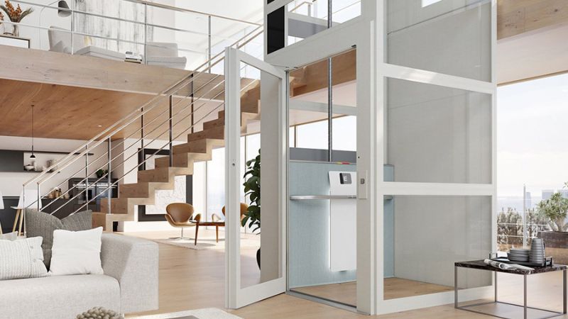 thang máy nini không cần hố pit