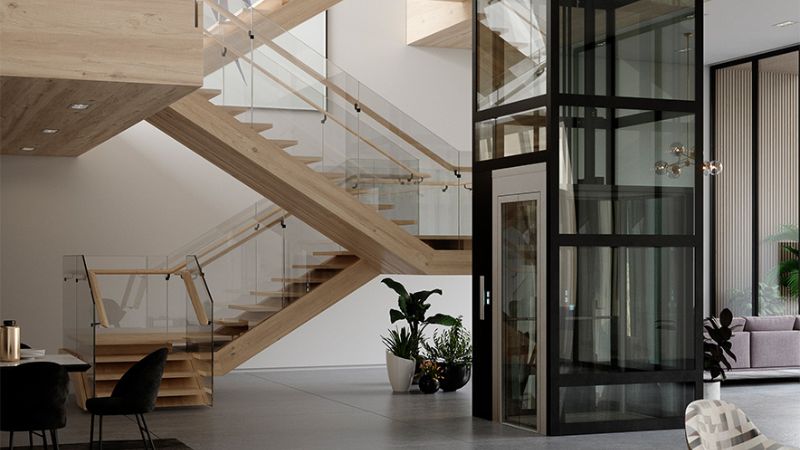 thang máy nini không cần hố pit