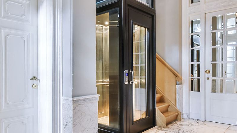 thang máy nini không cần hố pit