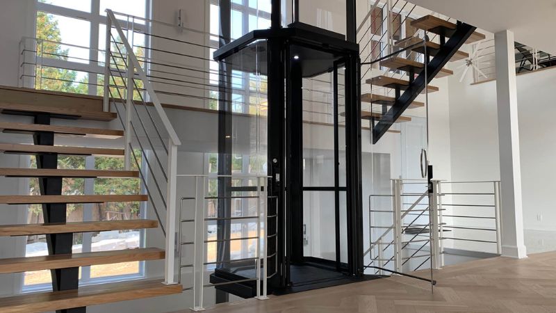 thang máy nini không cần hố pit