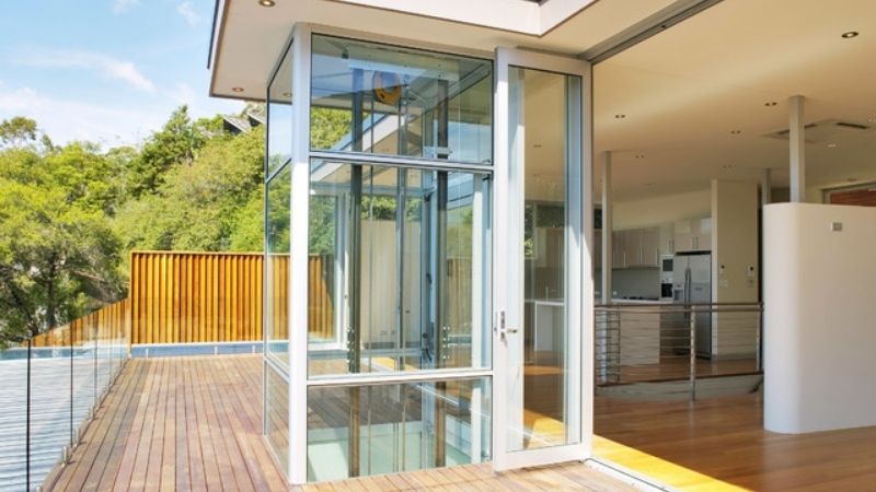 thang máy ngoài trời