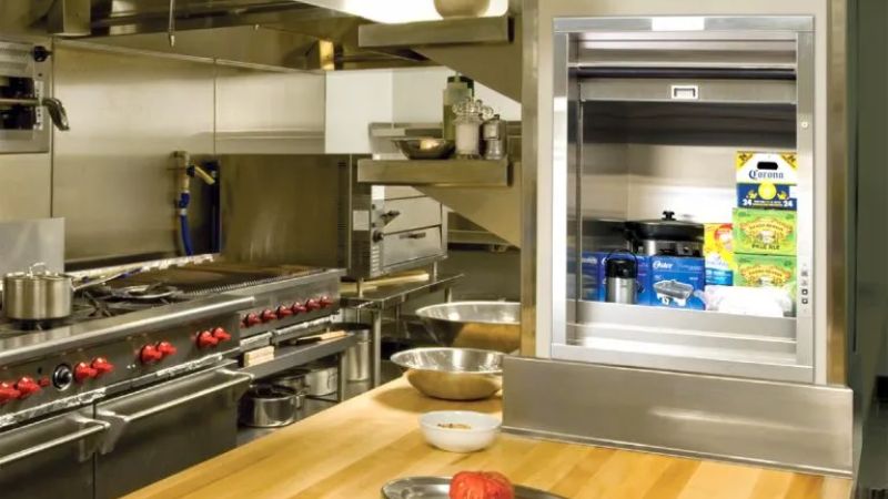 thang máy tải thực phẩm