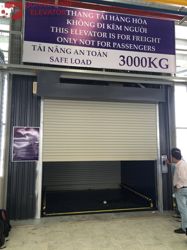 Thang Tải Hàng 3000 Kg - TKG LONG BÌNH Teakwang Vina 2