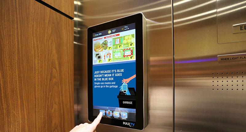 Màn hình hiển thị thang máy thông minh