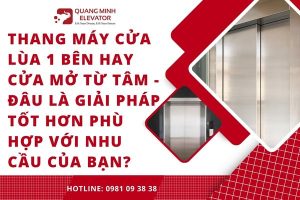 Thang máy cửa lùa 1 bên